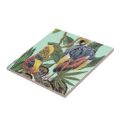 Vogels in het paradijs - grote vogels tegeltje (Zijkant)
