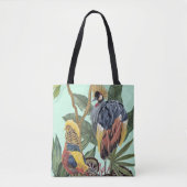 Vogels in het paradijs - grote vogels tote bag (Voorkant)