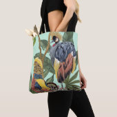 Vogels in het paradijs - grote vogels tote bag (Dichtbij)