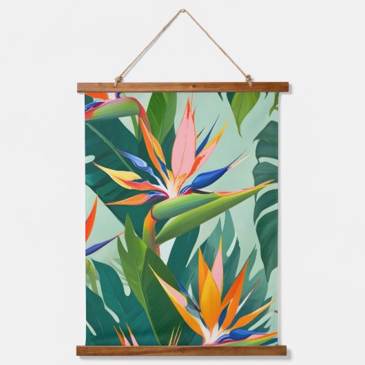 Vogels in het Paradijs Hangend Wandkleed (Voorkant)