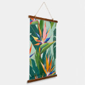 Vogels in het Paradijs Hangend Wandkleed (Gebogen)