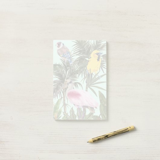 Vogels in het Paradijs Post-it® Notes (Op bureau)