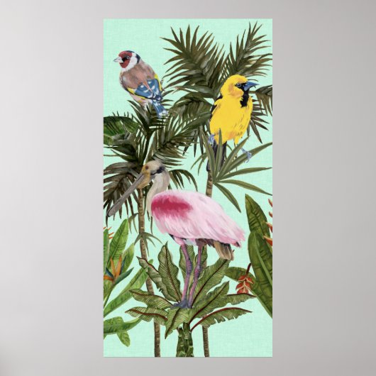 Vogels in het Paradijs Poster (Voorkant)