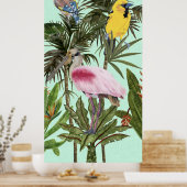 Vogels in het Paradijs Poster (Keuken)