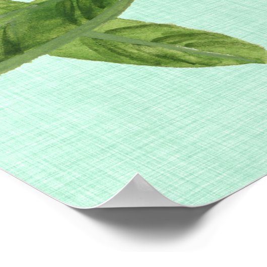 Vogels in het Paradijs Poster (Hoek)