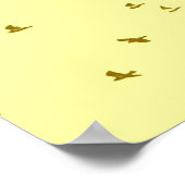Vogels in het Sky Poster (Hoek)