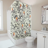 Vogels in het Trees-gordijn Douchegordijn (In situ)