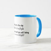 Vogels in het vliegquotum mok (Voorkant rechts)