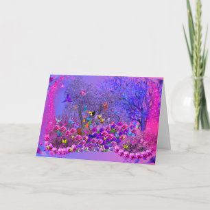 Vogels in het Wenskaart van de Struik Kaart