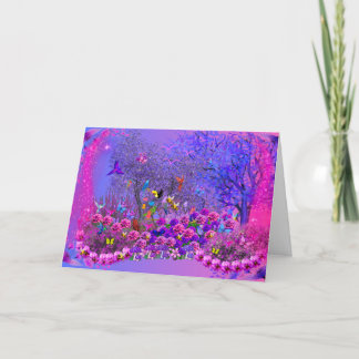 Vogels in het Wenskaart van de Struik Kaart