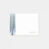 Vogels in het winterbos post-it® notes (Voorkant)