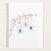 Vogels in kooien spiraal planner (Voorkant)