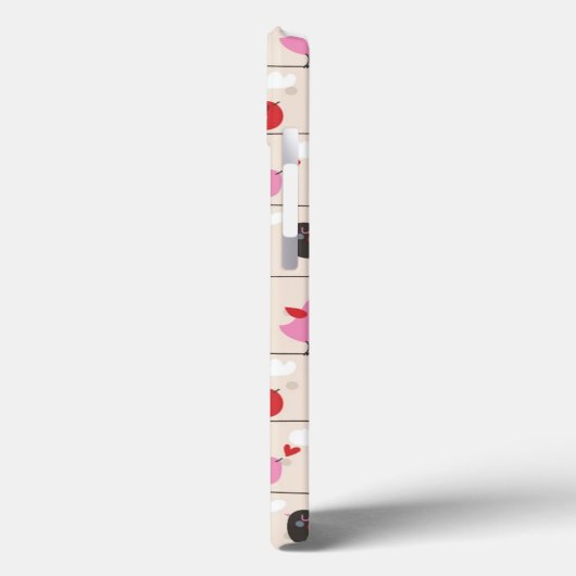 Vogels in liefde Case-Mate iPhone case (Achterkant / Links)
