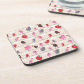 Vogels in liefde drankjes onderzetter (Linkerzijde)