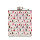 Vogels in liefde heupfles (Achterkant)