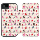 Vogels in liefde incipio iPhone portemonnee hoesje (Agenda Open)