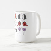Vogels in liefde koffiemok (Voorkant rechts)