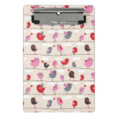 Vogels in liefde mini klembord (Voorkant)