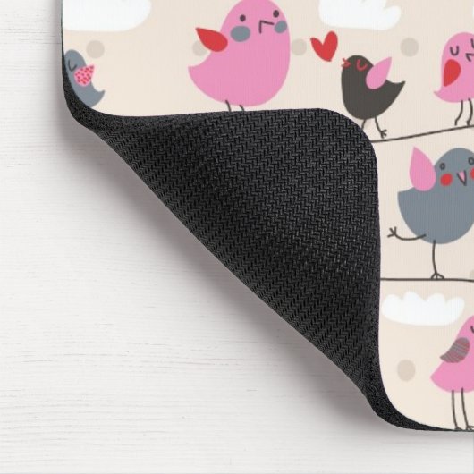 Vogels in liefde muismat (Hoek)