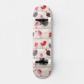 Vogels in liefde skateboard (Voorkant)
