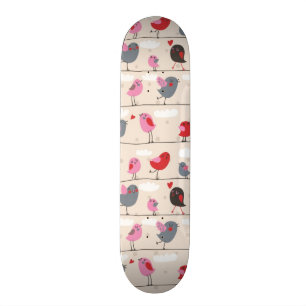 Vogels in liefde skateboard