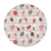 Vogels in liefde snijplank (Voorkant)