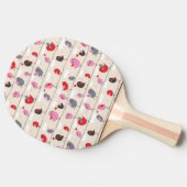 Vogels in liefde tafeltennisbatje (Zijkant)