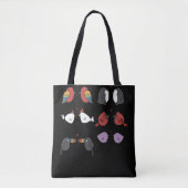 Vogels in liefde tote bag (Voorkant)
