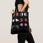 Vogels in liefde tote bag (Dichtbij)