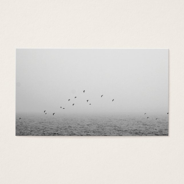 Vogels in mist visitekaartjes (Voorkant)