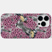 Vogels in roze lila tuin Case-Mate iPhone case (Achterkant (horizontaal))