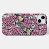Vogels in roze lila tuin Case-Mate iPhone case (Achterkant (horizontaal))