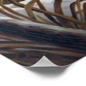 Vogels in sneeuw poster (Hoek)