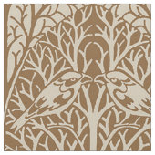Vogels in Thicket, Mellow Brown Stof (Close Up)