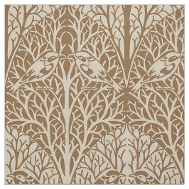 Vogels in Thicket, Mellow Brown Stof