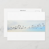 Vogels in vlucht briefkaart (Voorkant / Achterkant)