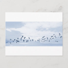 Vogels in Vlucht Briefkaart