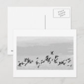 Vogels in vlucht briefkaart (Voorkant / Achterkant)