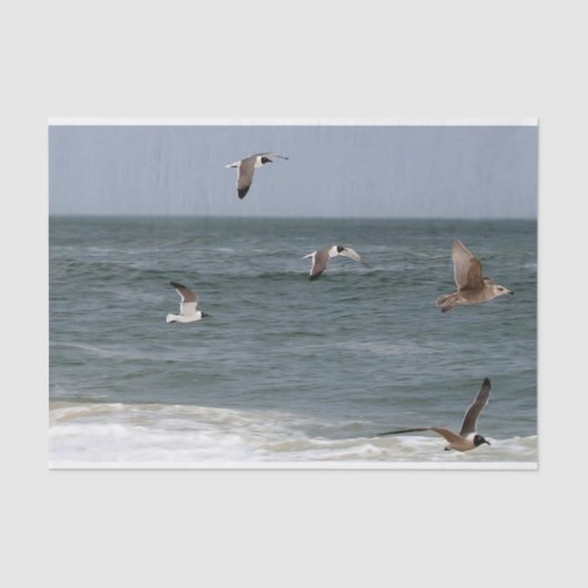 Vogels in vlucht door Shirley Taylor Tissuepapier (Voorkant)