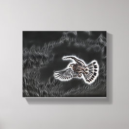 Vogels in vlucht: een symfonie van vrijheid canvas afdruk