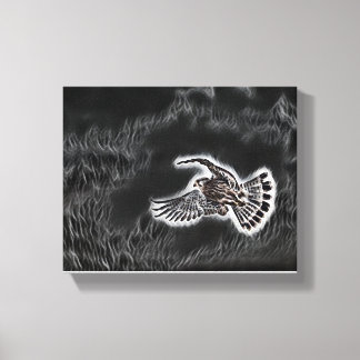 Vogels in vlucht: een symfonie van vrijheid canvas afdruk