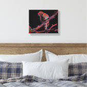 Vogels in vlucht: een symfonie van vrijheid canvas afdruk (Insitu (Slaapkamer))