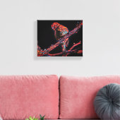 Vogels in vlucht: een symfonie van vrijheid canvas afdruk (Insitu (Woonkamer))