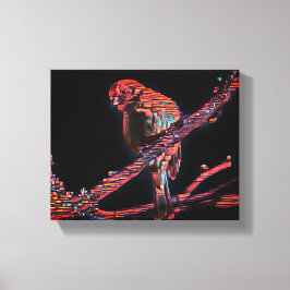 Vogels in vlucht: een symfonie van vrijheid canvas afdruk