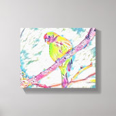 Vogels in vlucht: een symfonie van vrijheid canvas afdruk (Voorkant)