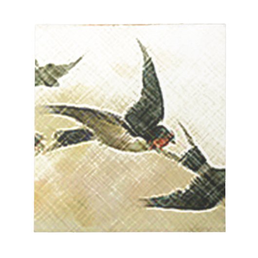 Vogels in Vlucht Notitieblok (Voorkant)