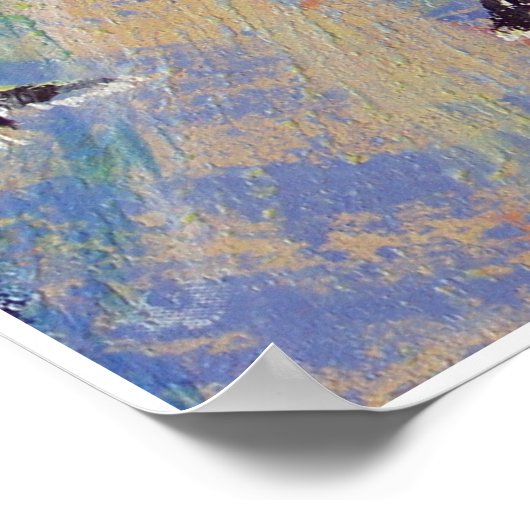 Vogels in vlucht poster (Hoek)