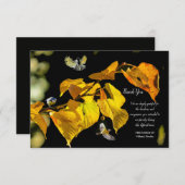 Vogels in vlucht Sympathie Dank u Kaarten (Voorkant / Achterkant)