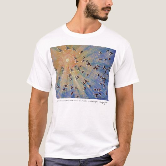 Vogels in vlucht t-shirt (Voorkant)