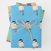 vogels inpakpapier vel (In situ)